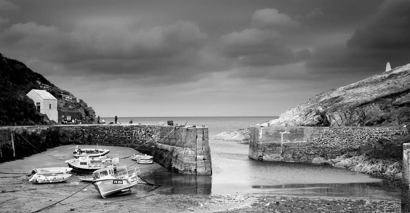 a fishing harbour in Pembrokeshire