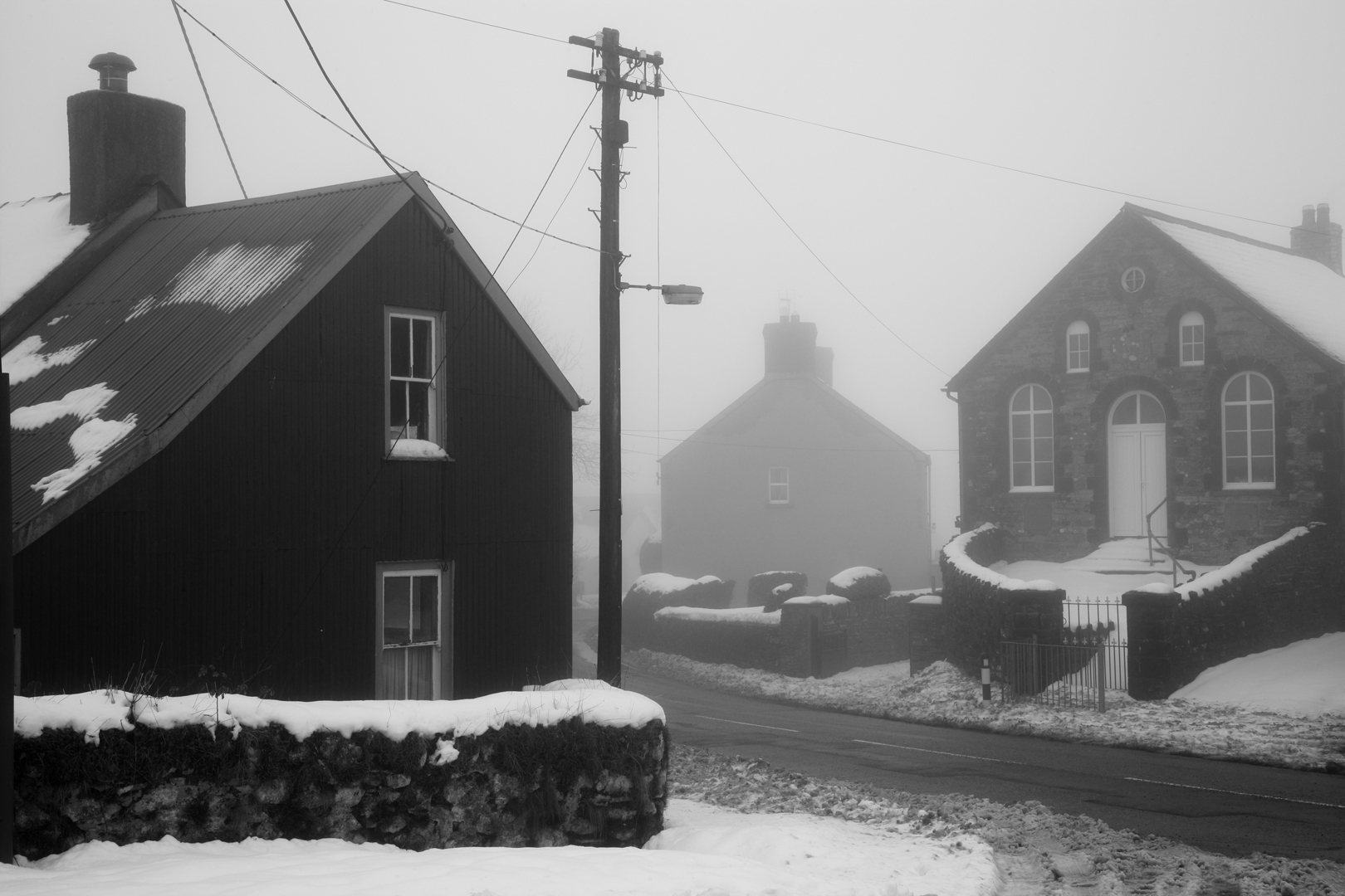 Maenclochog black and white photograph