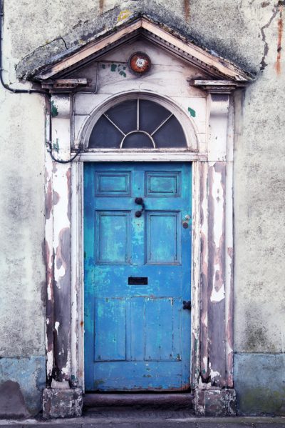 Bookshop Door, Laugharne, Carmarthenshire