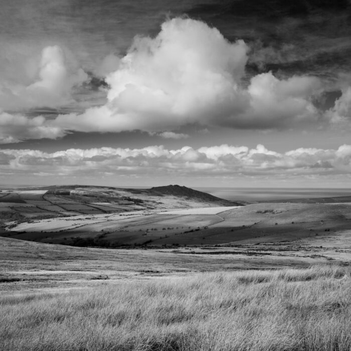 A rugged hill near the sea in Wales