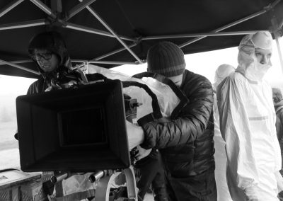 Filming a crime drama in Ceredigion