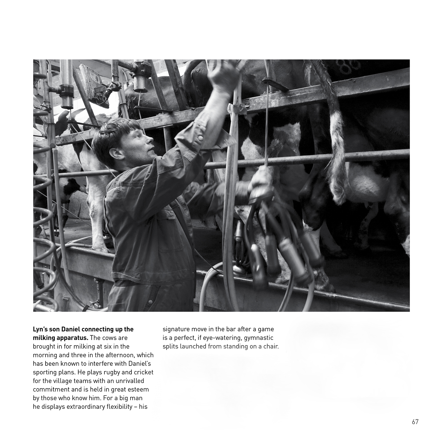 The village milking