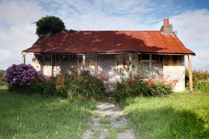 A corrugated iron cottage in Pembrokeshire