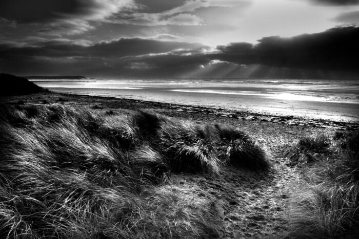 Wild beach in West Wales