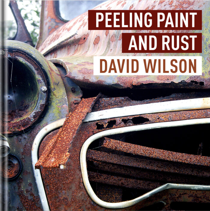 book of peeling paint and rust of wales