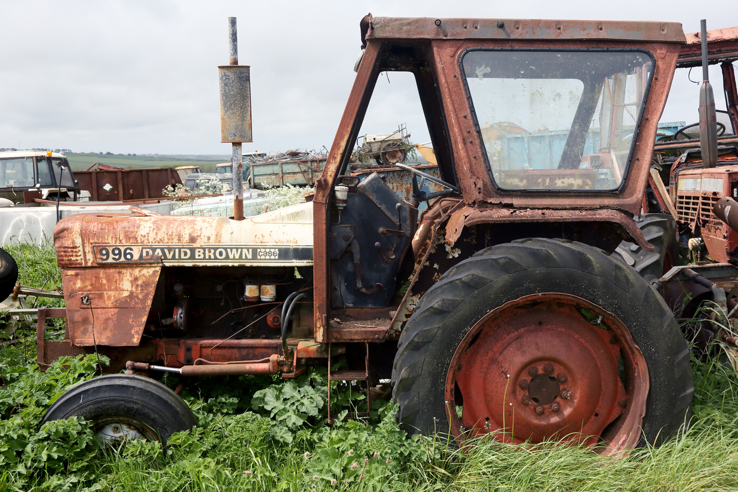 Tractor graveyard in Pembrokeshire